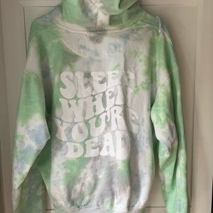 Barstool hoodie size L tie dye